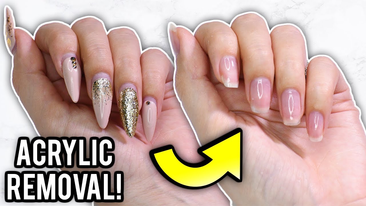 acrylic paint removal from nails
