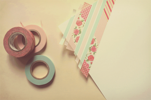 material for washi tape art