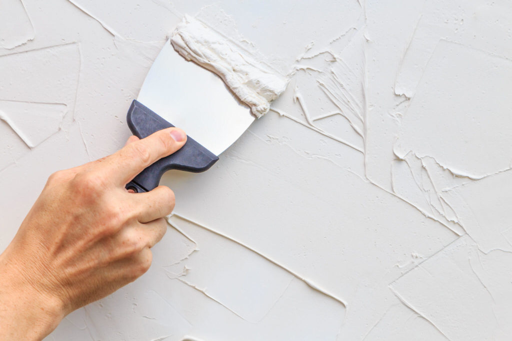 spackle on wall