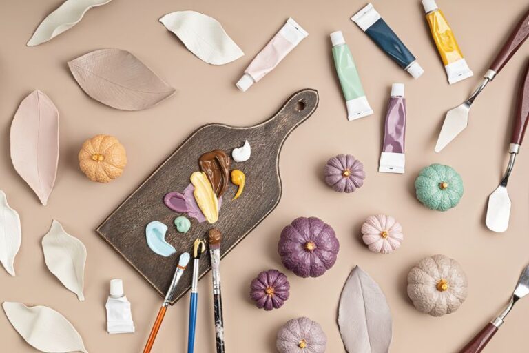 How to color air dry clay