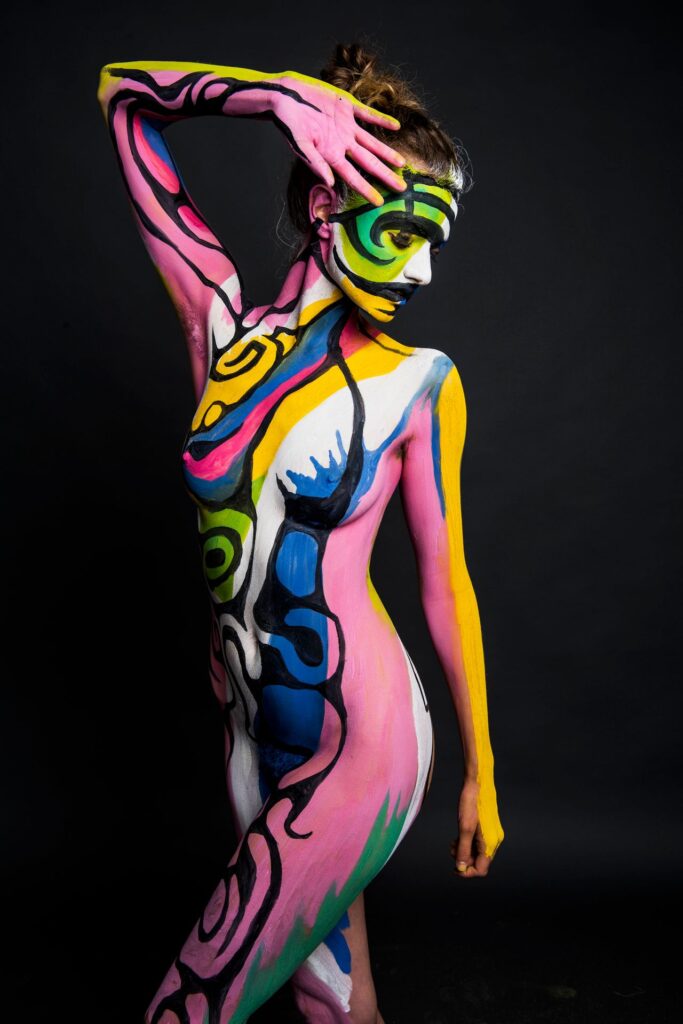 body painted model