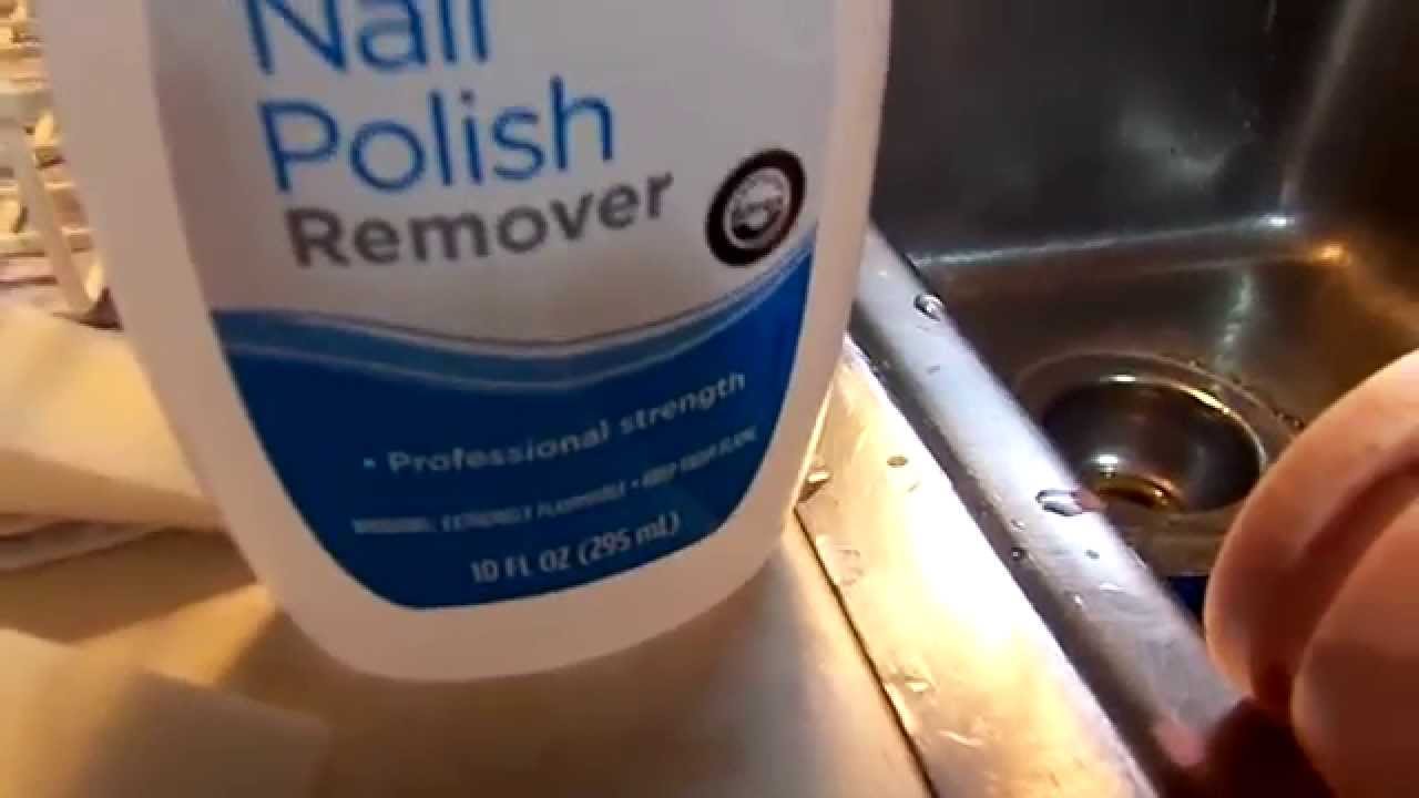 home based nail polish remover for cleaning painting canvas
