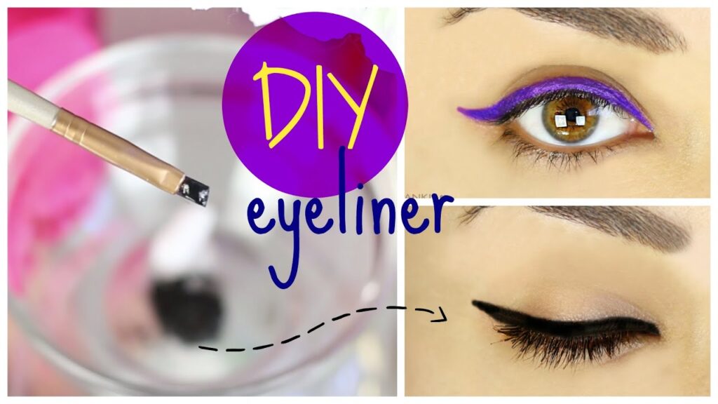 acrylic eye liner application