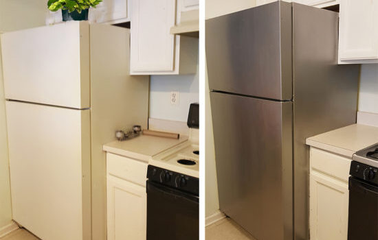 painting stainless steel appliance after and before look-passionthursday.com